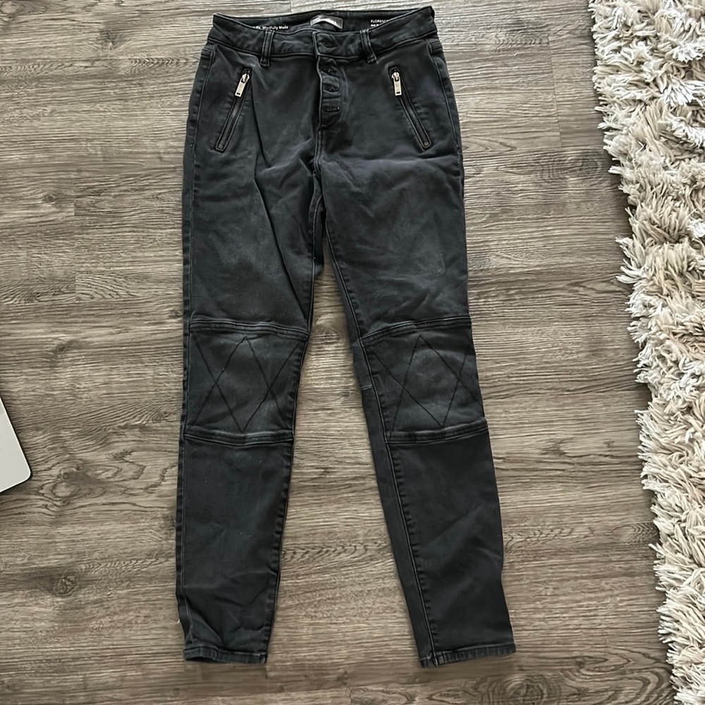 DL1961 Florence Anklet Mid Rise Instasculpt Skinny Jeans